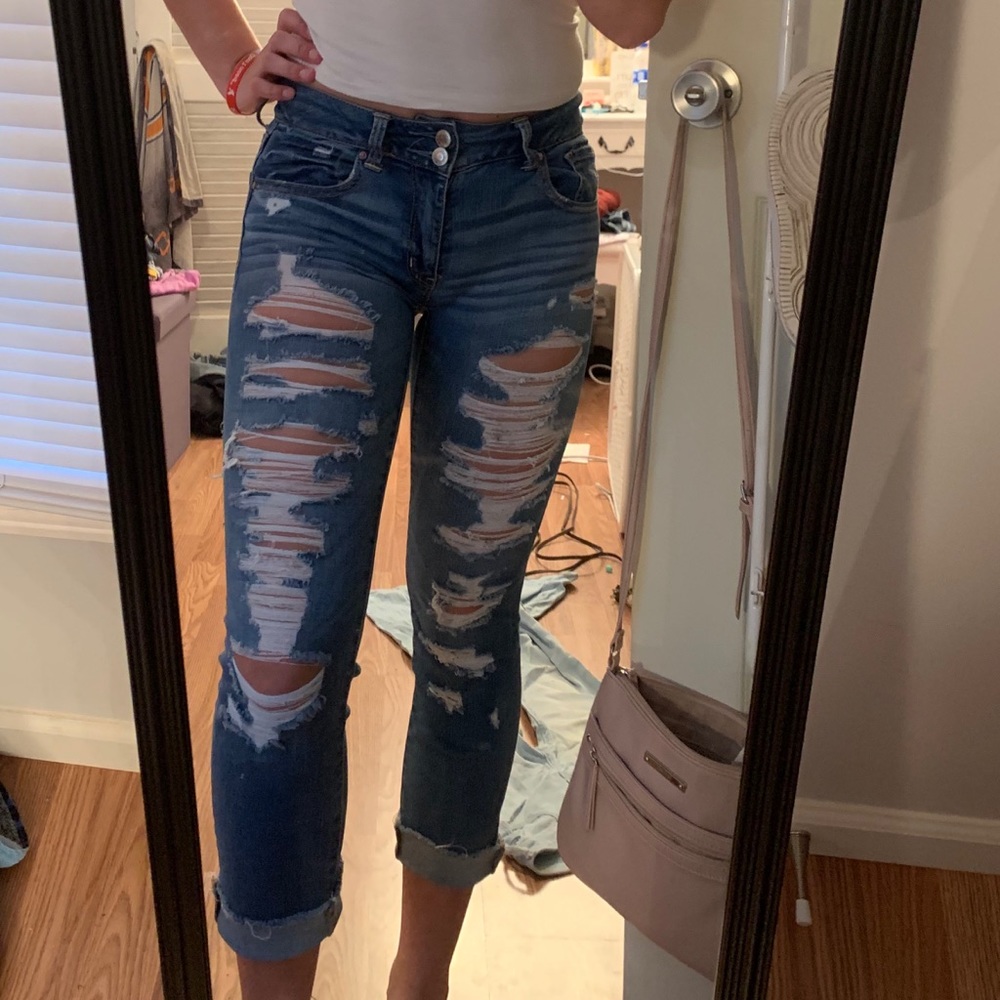 American Eagle Artist Crop Size 0 Jeans